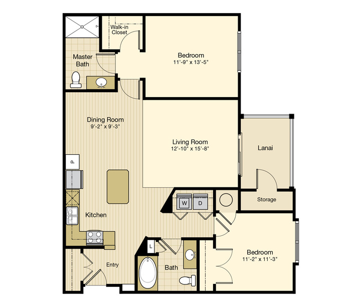 Floor Plan Detail Blue Heron Lakes Bradenton, FL