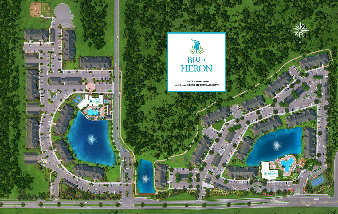 Aerial View of Blue Heron Communities